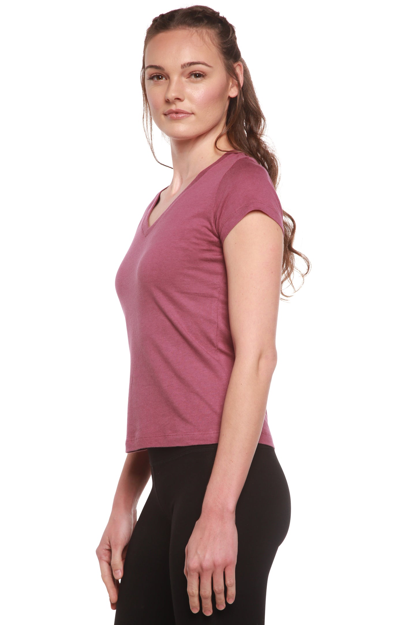 Relaxed Bamboo V-Neck