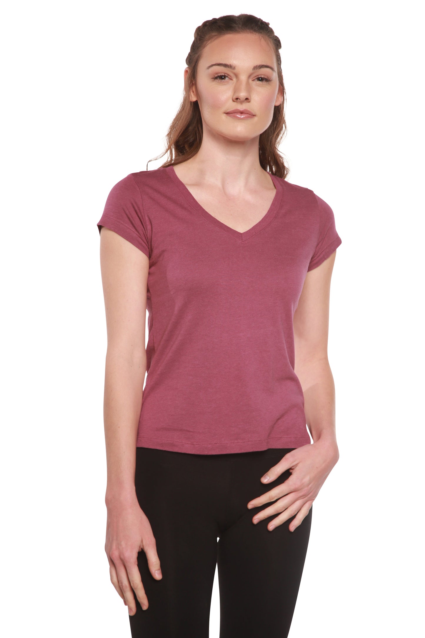 Relaxed Bamboo V-Neck
