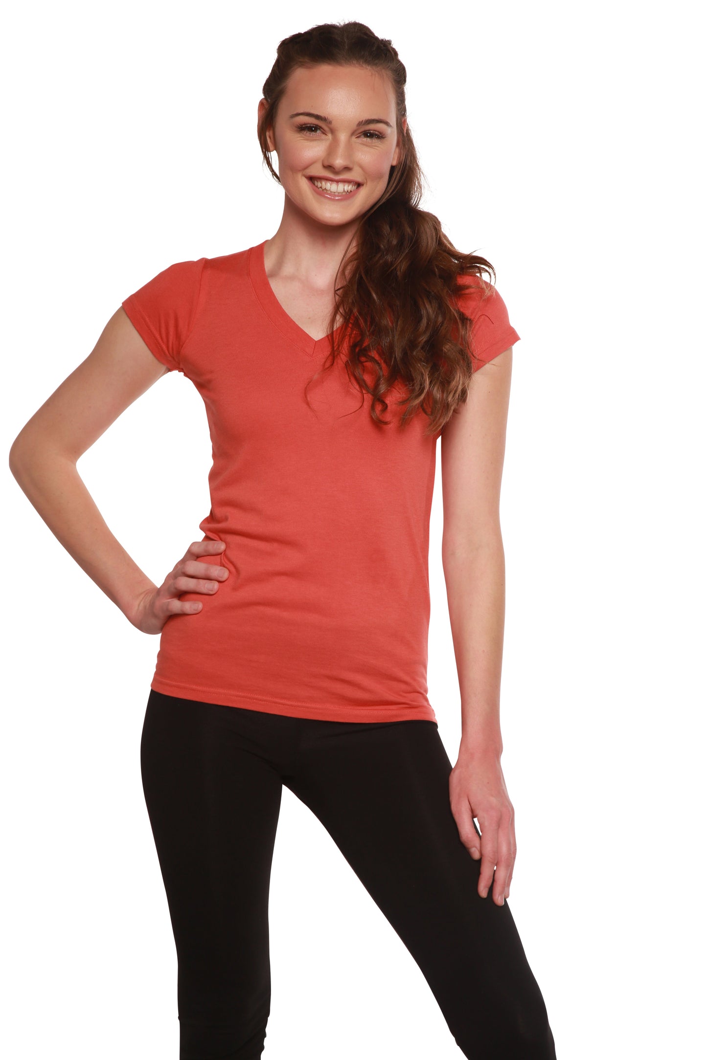 Relaxed Bamboo V-Neck